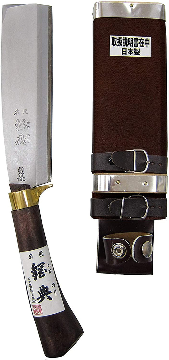 Kanenori Nata Single - Bevel Carbon Steel Japanese Axe 180mm C - 21 - WAFUU JAPAN