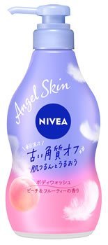 Kao NIVEA Angel Skin Body Wash Peach & Fruity scent Pump 480ml - WAFUU JAPAN