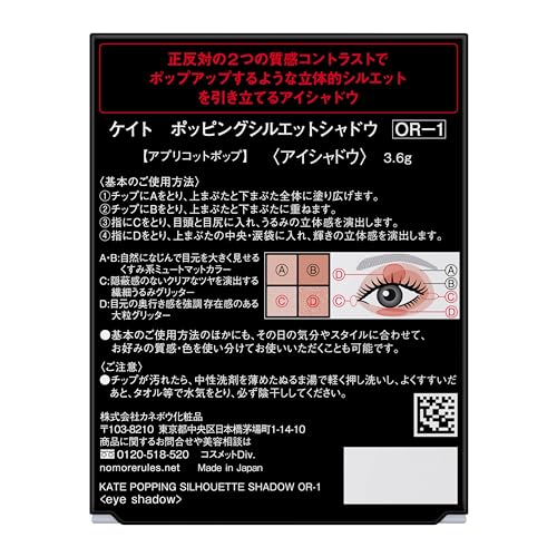 KATE Popping Silhouette Eye Shadow - WAFUU JAPAN