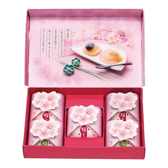 Kawachi Surugaya Himezakura 5pcs Kuzumochi - WAFUU JAPAN