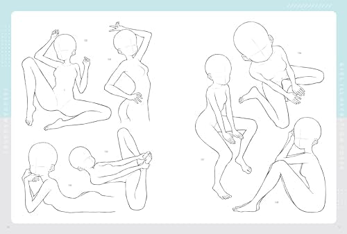 Kawaguchi Issa Onna - no - Illustration Pose Collection: Natural and Cute Everyday Poses 350 - WAFUU JAPAN