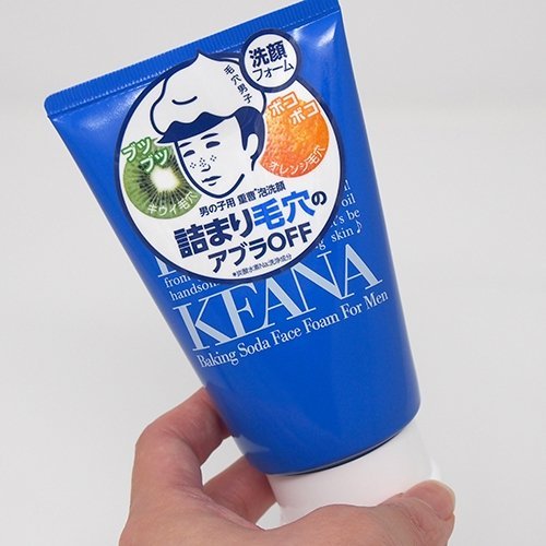 Keana Nadeshiko Pore Caress Baking Soda Foaming Face Wash for Boys - WAFUU JAPAN