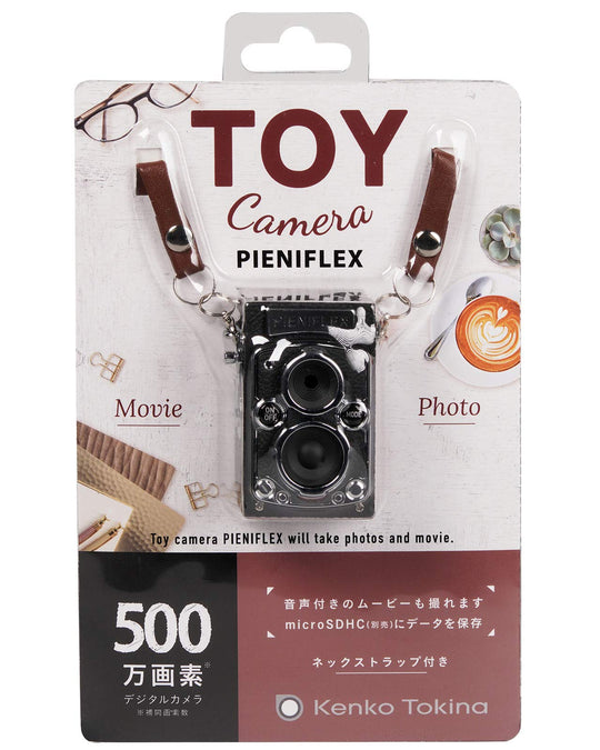 Kenko Twin Lens Reflex Type Classic Design Toy Digital Camera PIENIFLEX KC - TY02 - WAFUU JAPAN