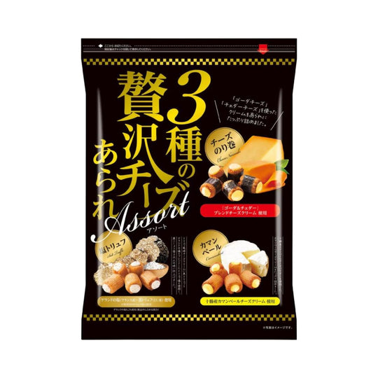 Kirara Luxury 3 Cheese Arare Rice Crackers 550g - WAFUU JAPAN