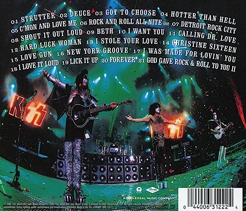 Kiss Very Best Of Album Collection CD - Classic Rock Hits - 1 Disc - Multi - Color - WAFUU JAPAN