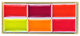 Kissho Japanese Painting Colors Luminescent Accent Set 6 Colors