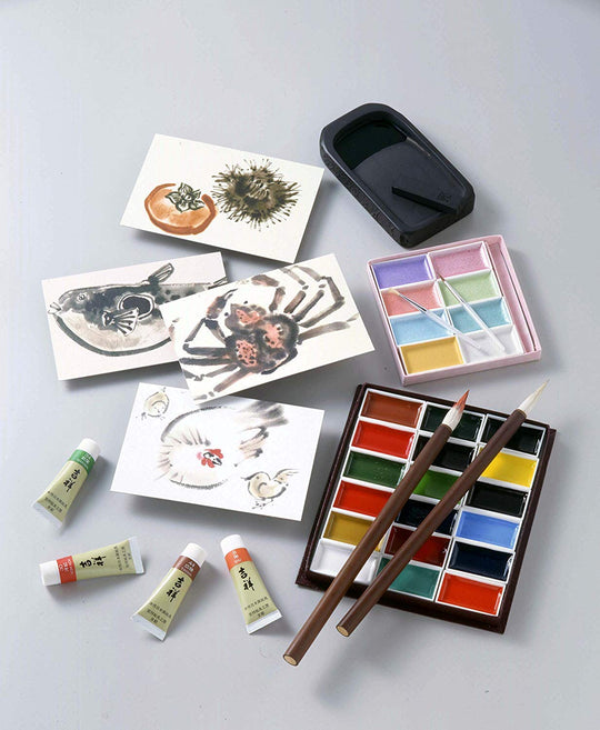 Kissho Japanese Painting Colors Set Premium 100 Colors - WAFUU JAPAN
