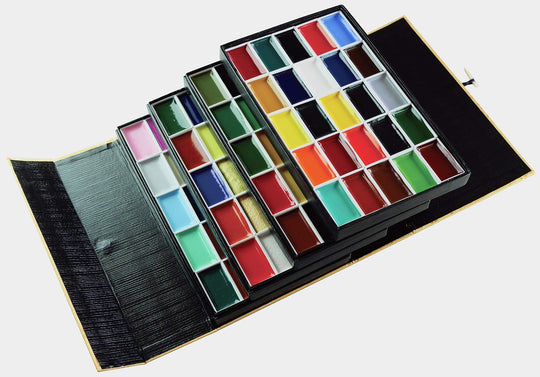Kissho Japanese Painting Colors Set Premium 100 Colors - WAFUU JAPAN