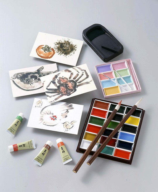 Kissho Japanese Painting Watercolor Set Premium 72 Colors - WAFUU JAPAN