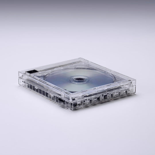 km5 Instant Disk Audio CP1 Bluetooth CD Player Clear - WAFUU JAPAN