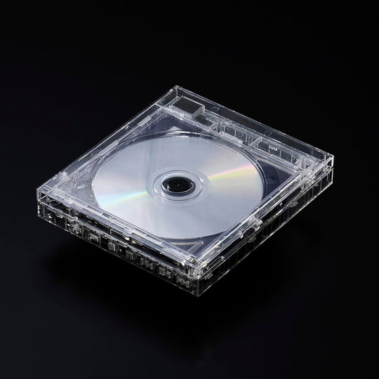 km5 Instant Disk Audio CP1 Bluetooth CD Player Clear - WAFUU JAPAN