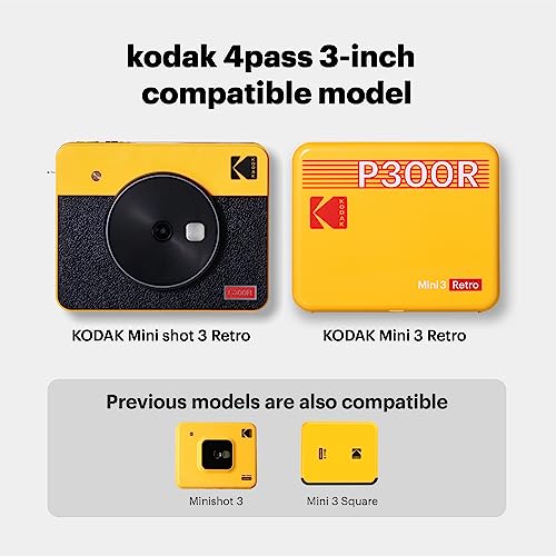 Kodak 4PASS Film Cartridge 60 Sheets for Mini 2 Retro Mini Shot 2 Retro - WAFUU JAPAN