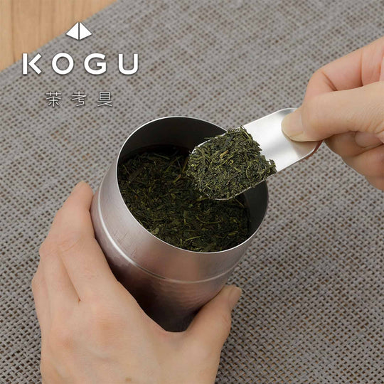 KOGU Tea Scoop Stainless Steel Matte Finish Compact Dishwasher Safe 44111 - WAFUU JAPAN