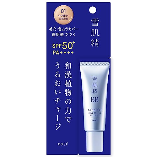 KOSÉ SEKKISEI Bright BB Essence Natural 01 SPF50+ Foundation Serum 30g - WAFUU JAPAN