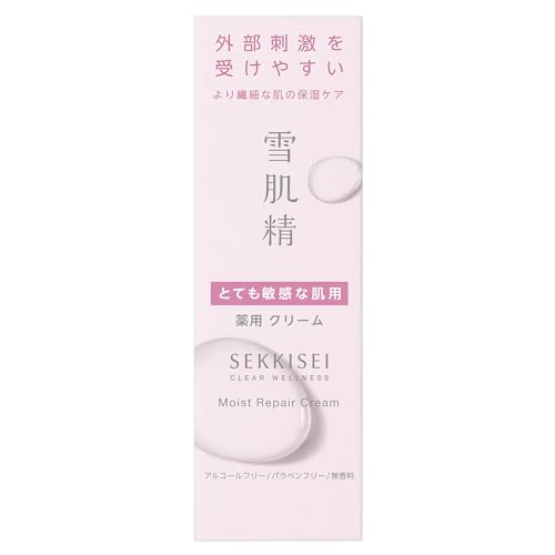 KOSÉ SEKKISEI Clear Wellness Moist Repair Cream 40g for Sensitive Skin - WAFUU JAPAN