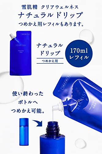 KOSÉ SEKKISEI Clear Wellness Natural Drip Lotion 200mL Colorless - WAFUU JAPAN