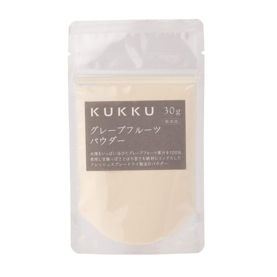 KUKKU Grapefruit Powder 30g Additive - Free Fruit Powder - WAFUU JAPAN