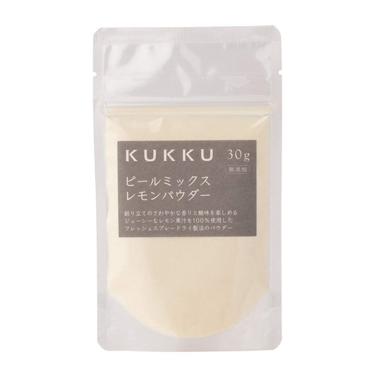 KUKKU Peel Mix Lemon Powder 30g Natural Fruit Powder No Additives - WAFUU JAPAN