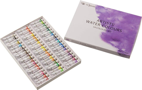 Kusakabe Transparent Watercolor Paint Set 54 Colors 5ml Japanese Style - WAFUU JAPAN