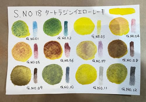 Kusakabe Watercolor Paint Single Pigment Granulation Staining Set 18 Colors 314055 - WAFUU JAPAN