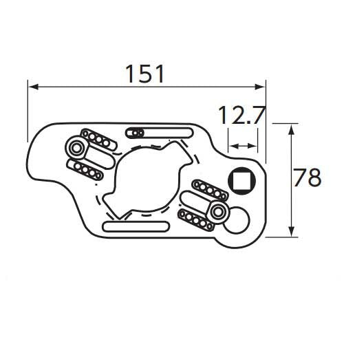 Kyoto Machine Tool (KTC) Crank Pulley Hold Plate CPH1 - WAFUU JAPAN