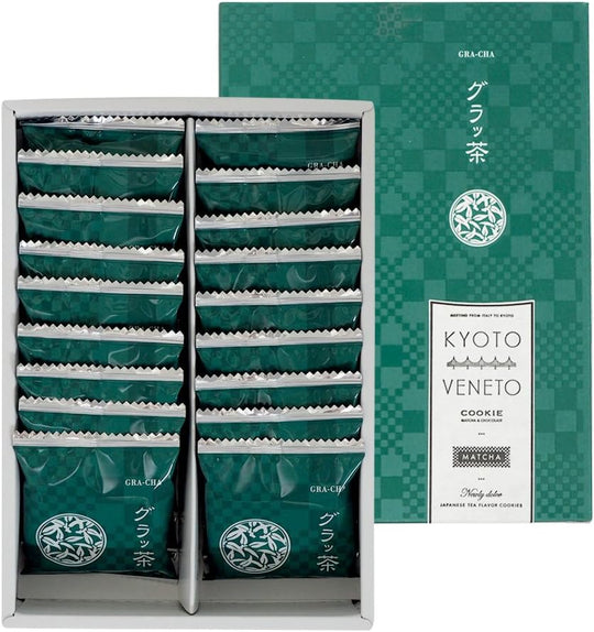 Kyoto Veneto Graccha Matcha Langue de Chat Cookies - WAFUU JAPAN