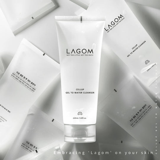 LAGOM Gel to Water Cleanser gel 220ml (Morning Facial Cleanser) - WAFUU JAPAN