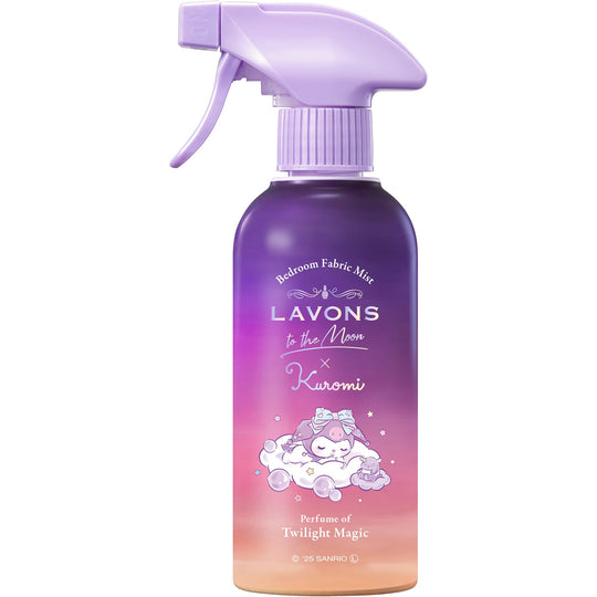 Lavons To the Moon Kuromi Design Fabric Mist Twilight Magic 300ml - WAFUU JAPAN