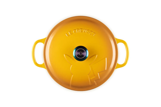 Le Creuset Pokémon Signature Cocotte Ronde 22cm (iridescent knob) - WAFUU JAPAN