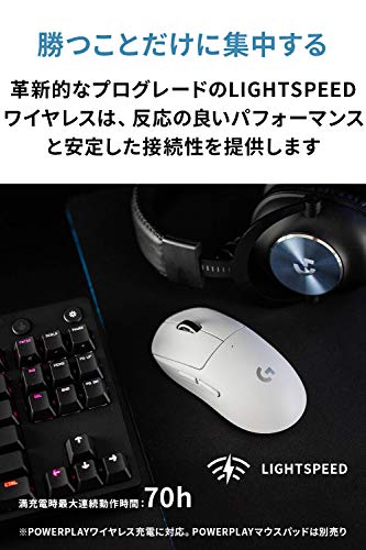 Logicool G PRO X SUPERLIGHT White Wireless Gaming Mouse Lightweight 63g - WAFUU JAPAN