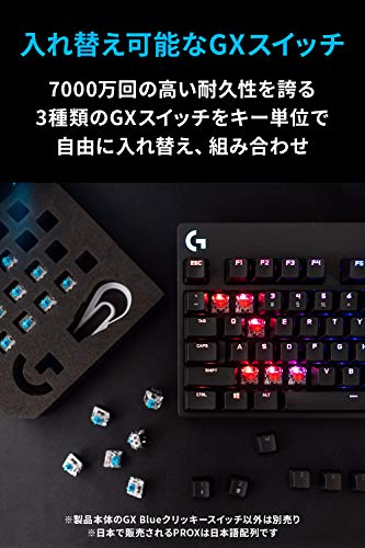 Logicool G PRO X TKL Gaming Keyboard GX Clicky Switches Japanese Layout RGB - WAFUU JAPAN