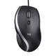 Logicool M500s Wired Mouse 7 Buttons Fast Scroll USB Black 4000dpi Windows Mac