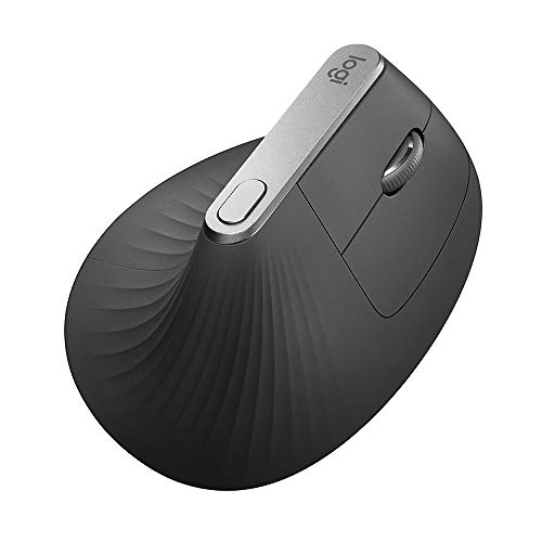 Logicool MX Vertical Advanced Ergonomic Wireless Mouse 6 Buttons Graphite - WAFUU JAPAN