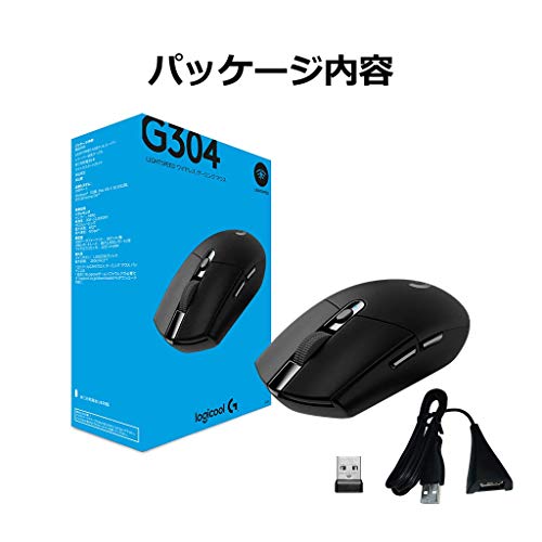 Logitech G304 LIGHTSPEED Wireless Gaming Mouse 99g HERO 25K 6 Buttons White - WAFUU JAPAN