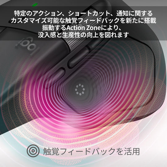 Logitech MX Master 4 Haptic Silent Mouse 8000dpi USB‑C - WAFUU JAPAN