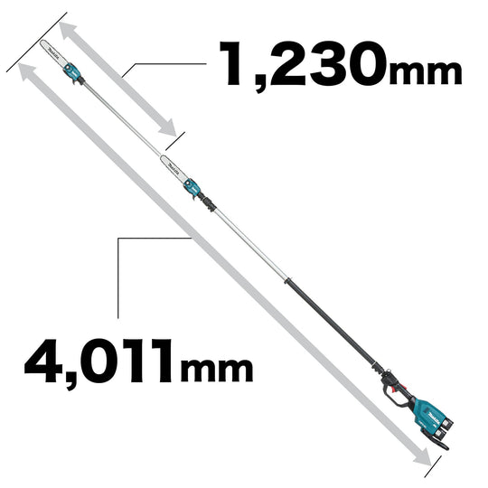 Makita 250mm Cordless Pole Chainsaw 36V (Battery/Charger Not Included) MUA251DZ - WAFUU JAPAN