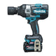 Makita इम्पैक्ट रिंच किट 40Vmax, हाई-टॉर्क, बैटरी व चार्जर सहित TW001GRDX 5Ah