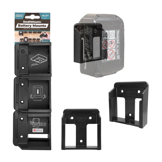 Makita Black Battery Mounts for Makita 18V LXT - WAFUU JAPAN