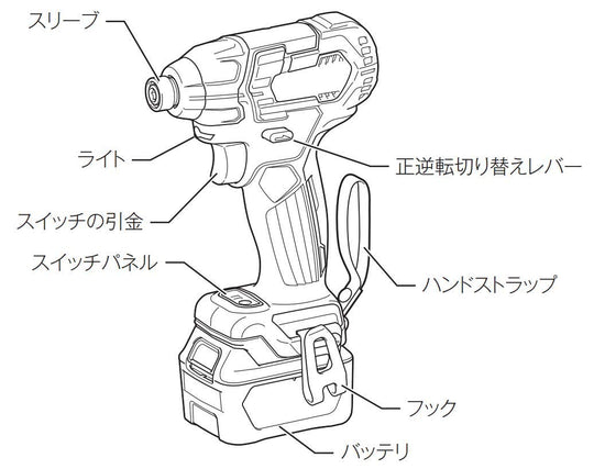 Makita Cordless Impact Driver TD111DSHX — Blue - WAFUU JAPAN