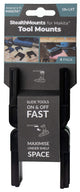 Makita Stealth Tool Mounts for Makita LXT (4‑Pack  Black)