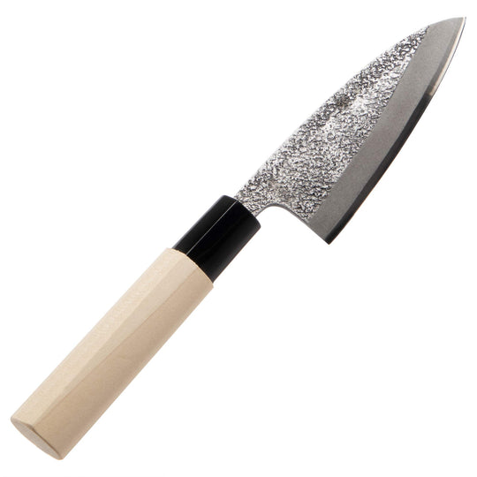 Marui Hamono Aji - Kiri Knife 105mm Sharp Steel Hammered ATT0210 - WAFUU JAPAN