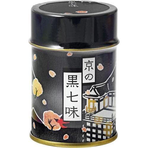 Maruya Kyoto Black Shichimi Chili Pepper 10g Tin - WAFUU JAPAN