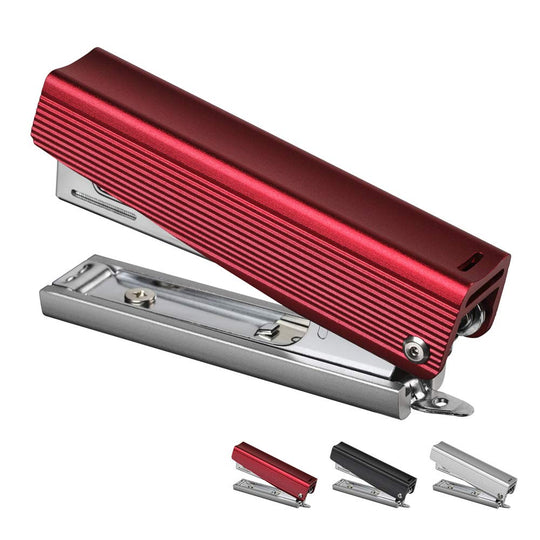 Max HD - 10X/AL Full Metal Stapler Red - Heavy - Duty Professional Office Supply - WAFUU JAPAN