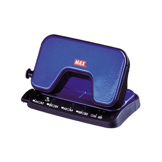 Max Punch Light Hole Punch Scuba 2 - Hole DP15T B Blue 15 Sheets Capacity - WAFUU JAPAN