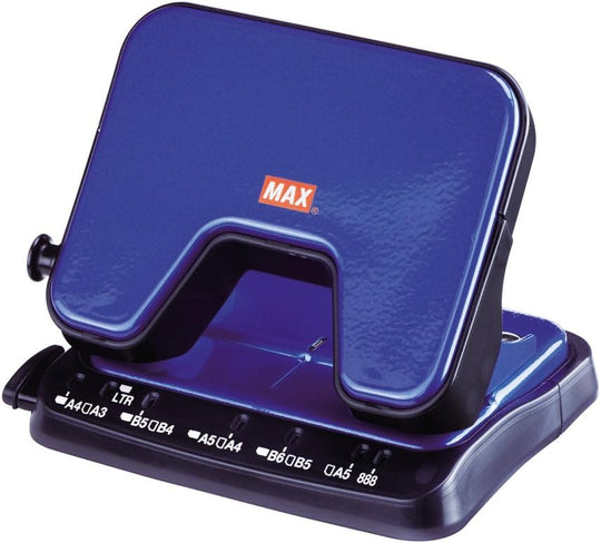 Max Punch Light Hole Punch Scuba 2 - Hole DP25T B Blue 25 Sheets Capacity - WAFUU JAPAN