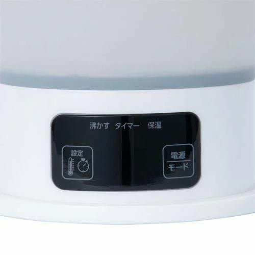 MCO Compact Foldable Electric Kettle MBE-TK04 White AC100-240V - WAFUU JAPAN