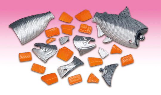 MegaHouse King Salmon Dismantling Puzzle Buy One! Edition - WAFUU JAPAN