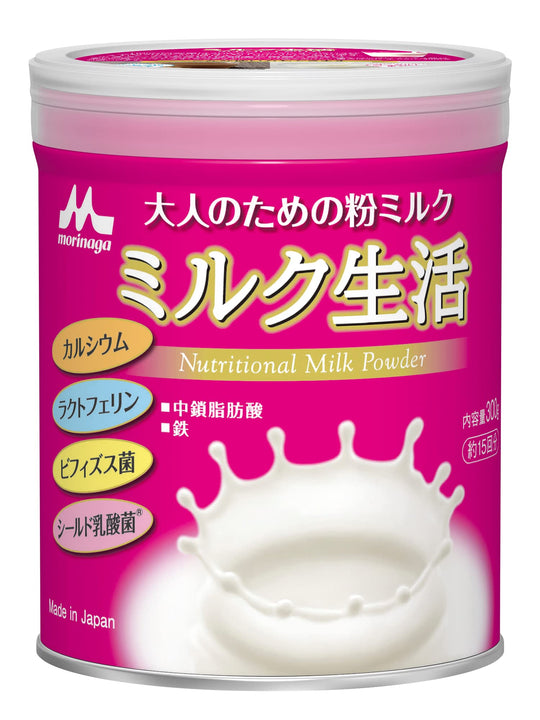 Milk Powder for Adults Milk Seikatsu 300g Nutritional supplement 6 major ingredients for health support - WAFUU JAPAN