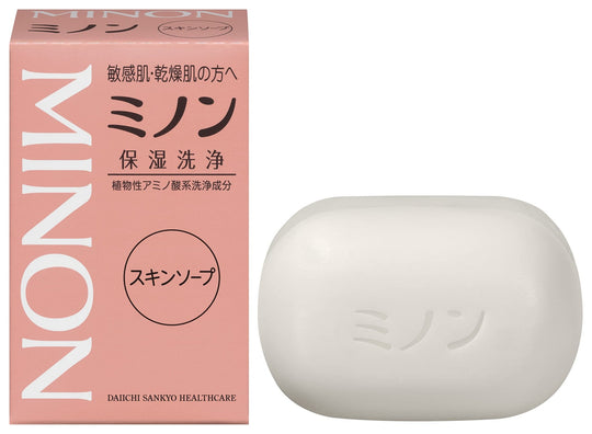 MINON Skin Soap 80g Bar Off White 80g - WAFUU JAPAN