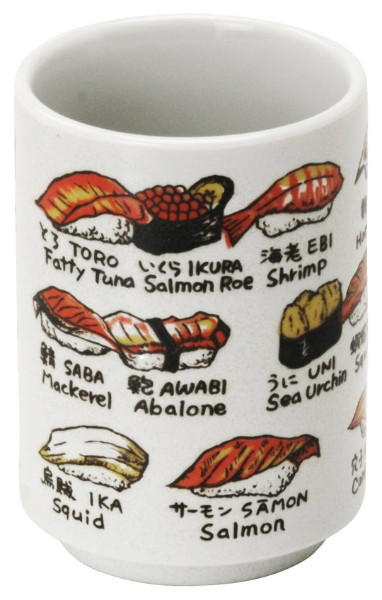 Minoyaki Sushi Yunomi Cup Made in Japan 552 - 9 - 47E - WAFUU JAPAN